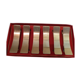 Six porte-couteaux  inox Letang Rémy