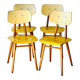 Chaises de bistrot par Ton, années 1950