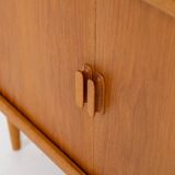 armoire à portes tambour par CFC Silkeborg (Danemark, années 1960).