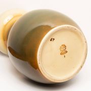 Beige ceramic pot mid-century - Poland, 1960s