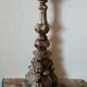 Ancien Chandelier En Bois Sculpté Style Baroque Fine 600 Toscane