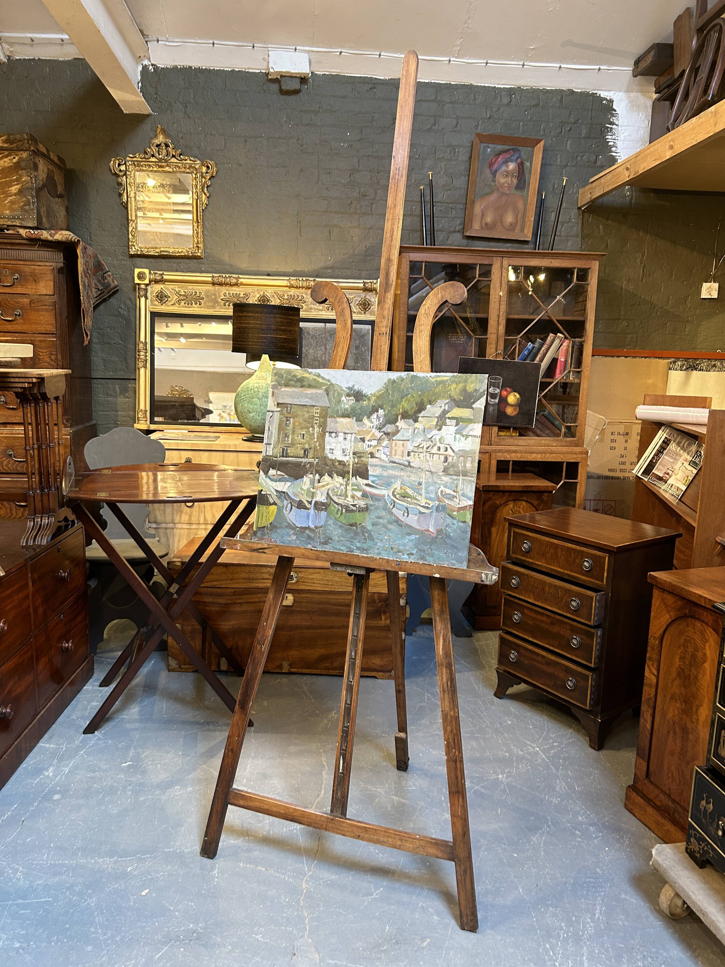 C19th french artists easel