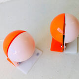 Set of 2 italian table lamps, 1970s