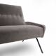 Two-seater velvet sofa by Felice Rossi, 1950s.