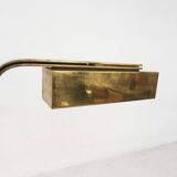 Lampadaire design en laiton lourd par Cassella, U.S.A. 1980's