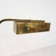 Heavy brass design floor lamp by Cassella, USA 1980's