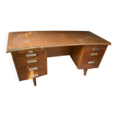 Bureau de direction années 50 avec protection en verre