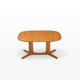 Vintage extendable dining table in beech wood