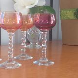 Verres à liqueur en verre soufflé
