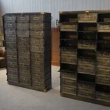 Pair of STRAFOR French cabinets with flaps, circa 1920s