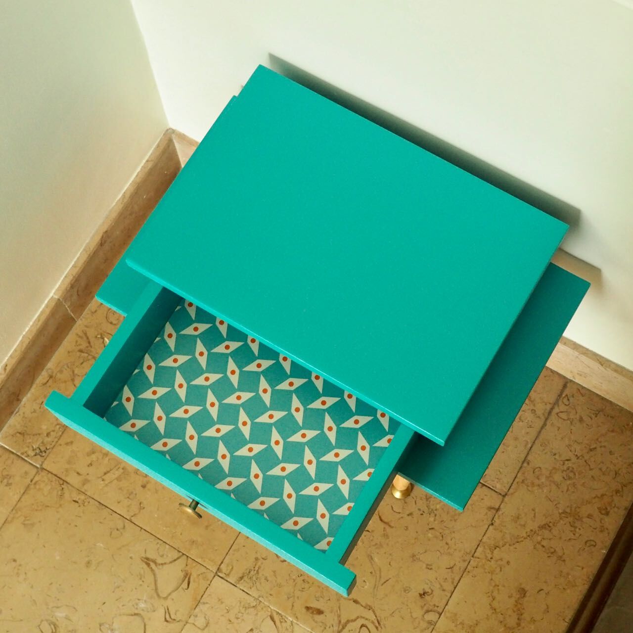 Vintage Scandinavian bedside table