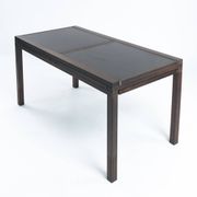 Bernard Vuarnesson desk or dining table with reversible and extendible tops, 80s