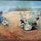 Huile sur bois impressionniste