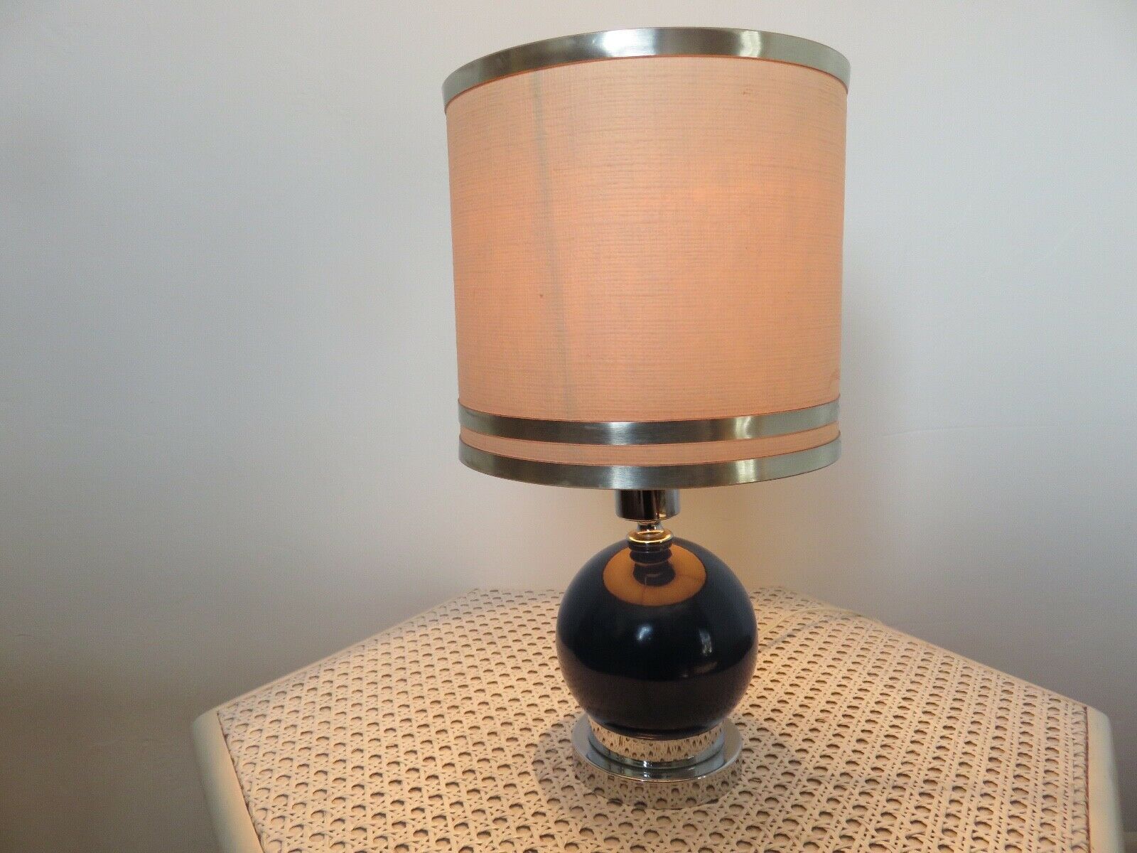 Lamp editions Disderot chrome metal and 70s lase metal