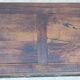 Large Gothic desk in solid oak from the 19th century.