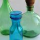 Vintage demijohn wooden cork and chain