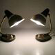 Pair of 1950s Design Bedside Table Lamps Art Nouveau, Stilnovo, Rockabilly