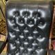 Pair of English armchairs Chesterfield black leather