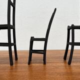 Vintage cast iron art sculptures, set of 3