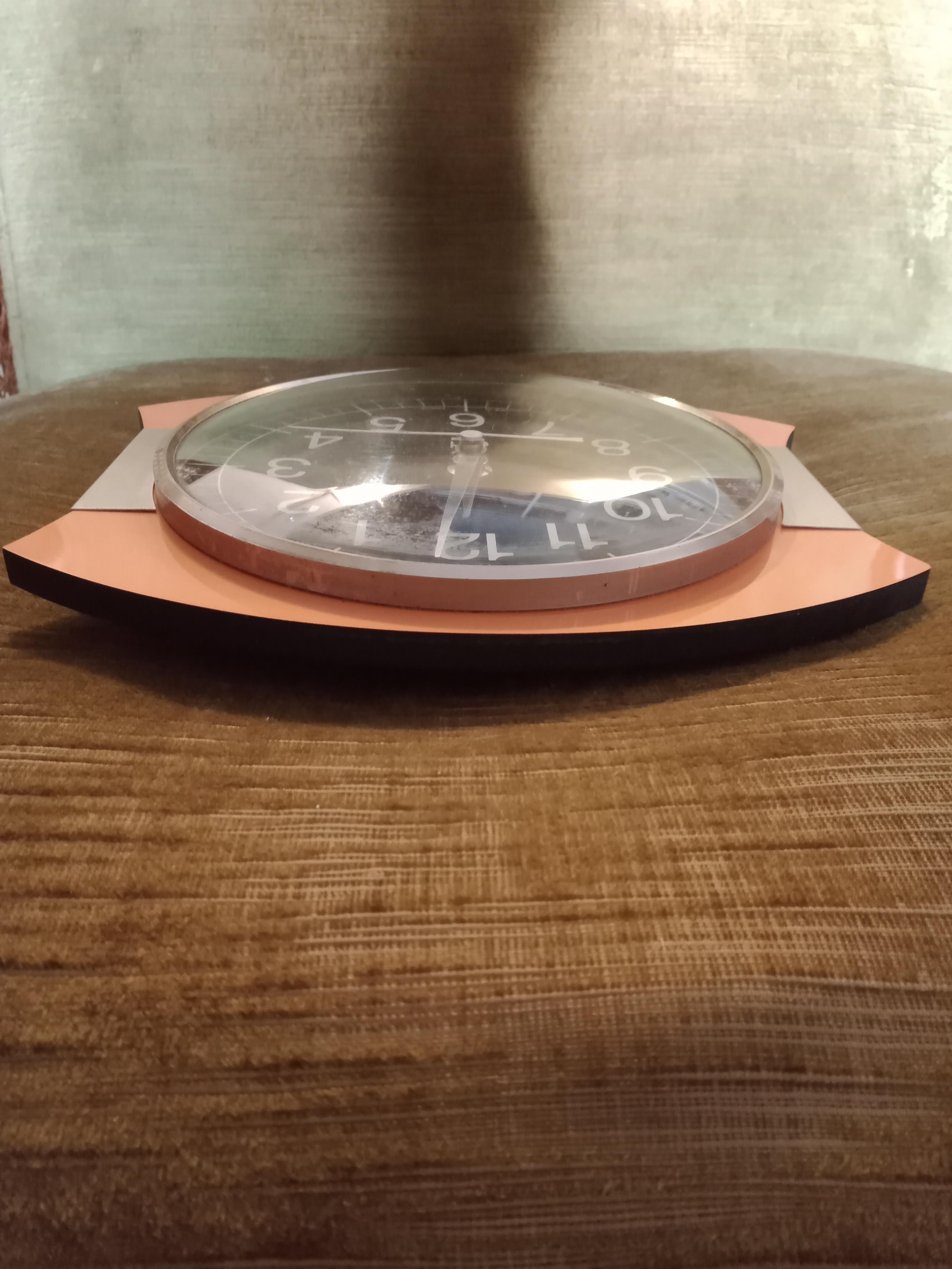 Yellow wall clock japy