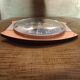 Pendule murale orange japy