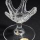 Pair of Whitefriars candlesticks – Crystal 1960 – Mint condition with labels