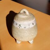 Empty pocket, Vase, the 2 potters, Jacques Serreet Michelle Bargoin, enameled lava circa 1960