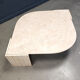 Vintage travertine coffee table by Roche Bobois, 1970s