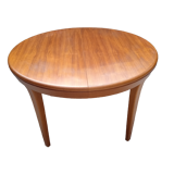 Vintage Scandinavian design round teak table