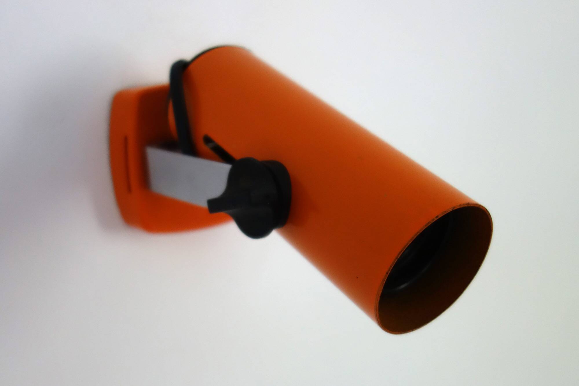 Targetti orange spot applique from the 60s/70s.