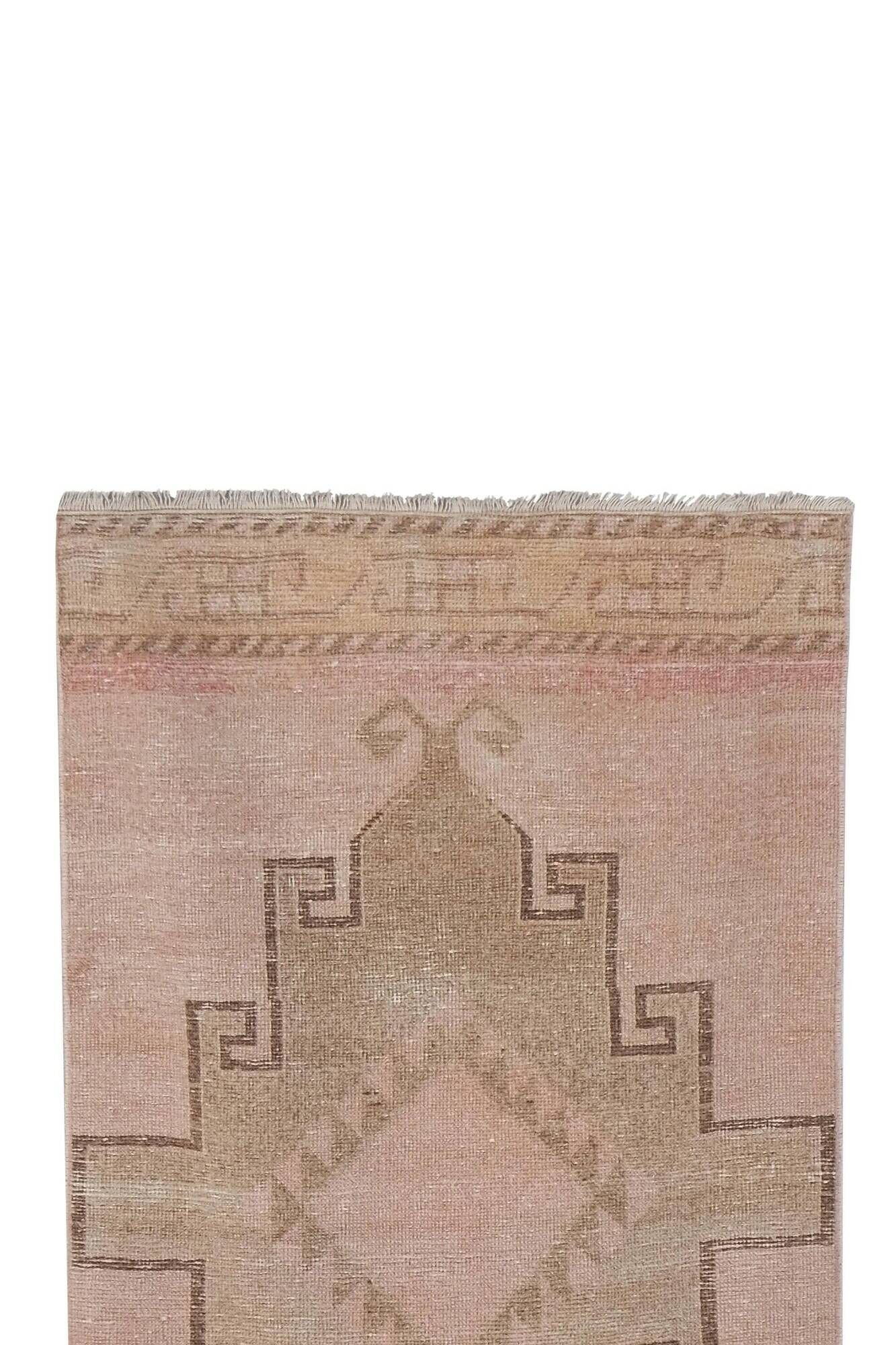 Tapis de couloir turc vintage