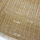Vintage metal and rattan lounge chair , The Netherlands 1960’s