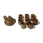 Sandstone tea set