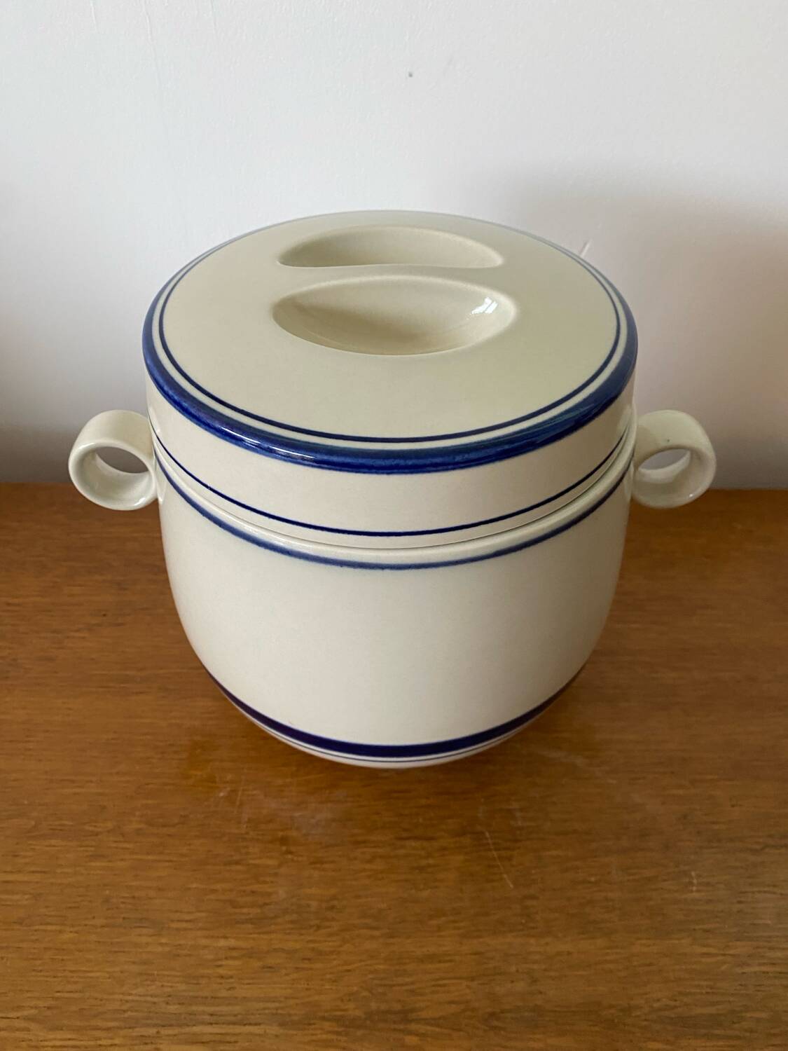 Old terrine stew roserthal ceramic pot made in germany vintage #b9