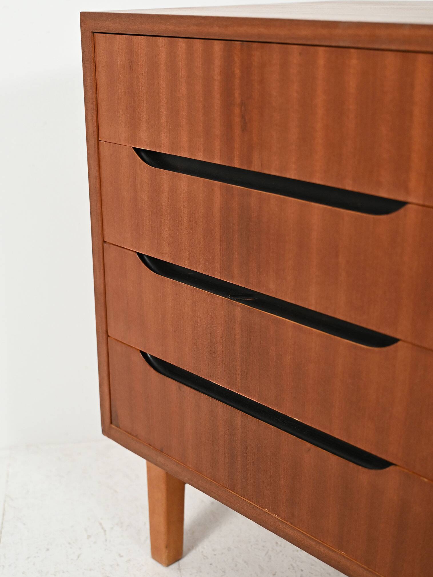Scandinavian mahogany chest of drawers from the 1950s
