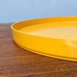 Yellow Melamine Plateau, Space Era, Mid-Century Swedish, 1960s