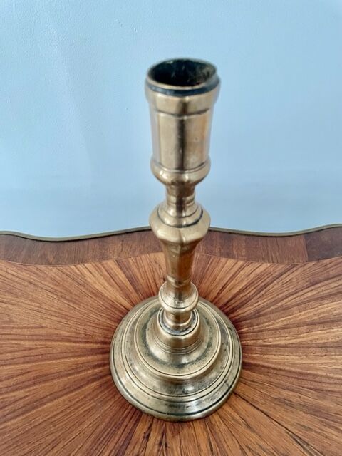Candle holder in bronze late eighteenth century