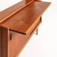 Scandinavian teak bookcase with writing desk, 1960s