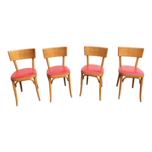 Lot de 4 chaises baumann bistrot