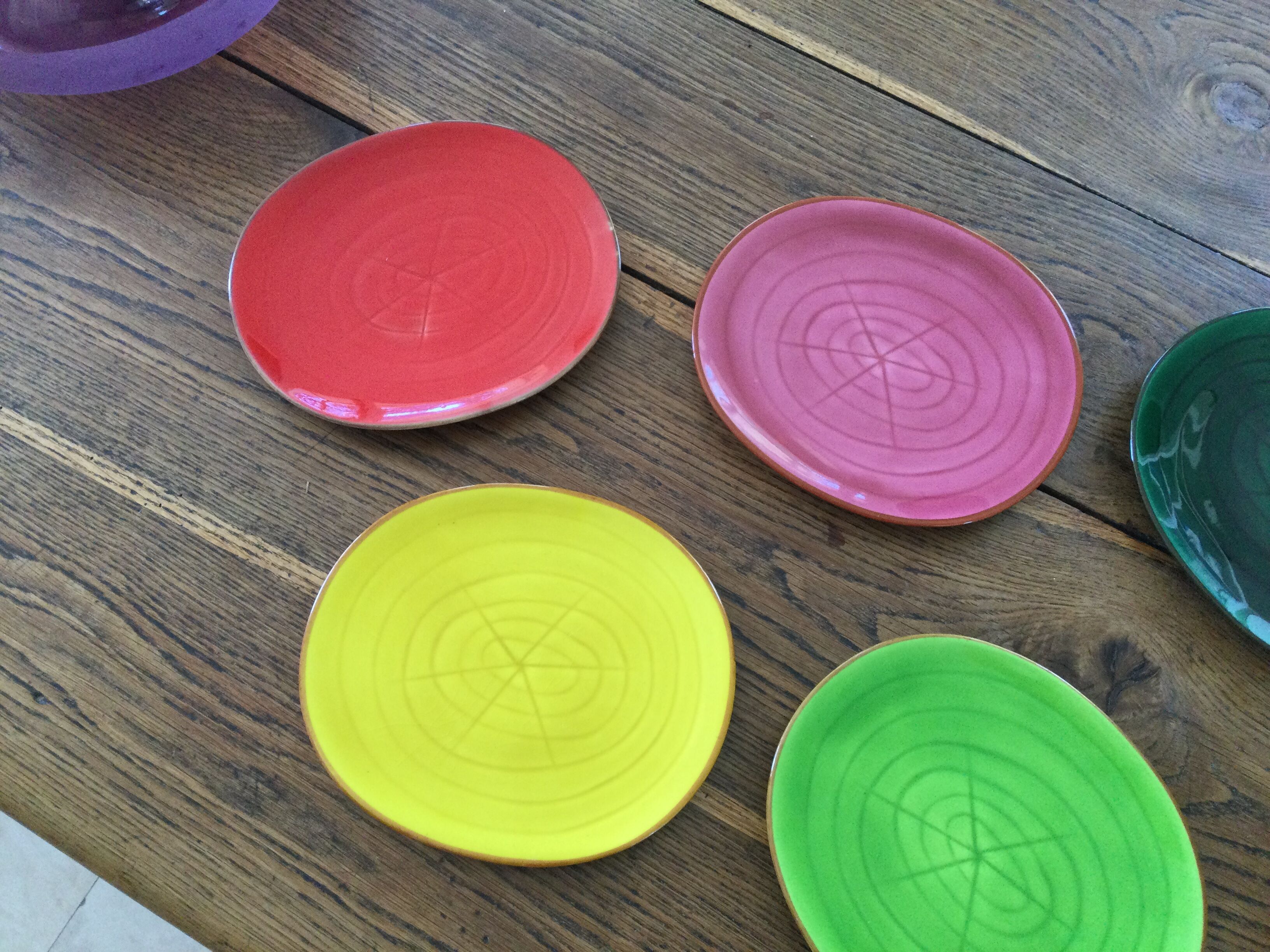 Dessert plate creation Ferlay Vallauris