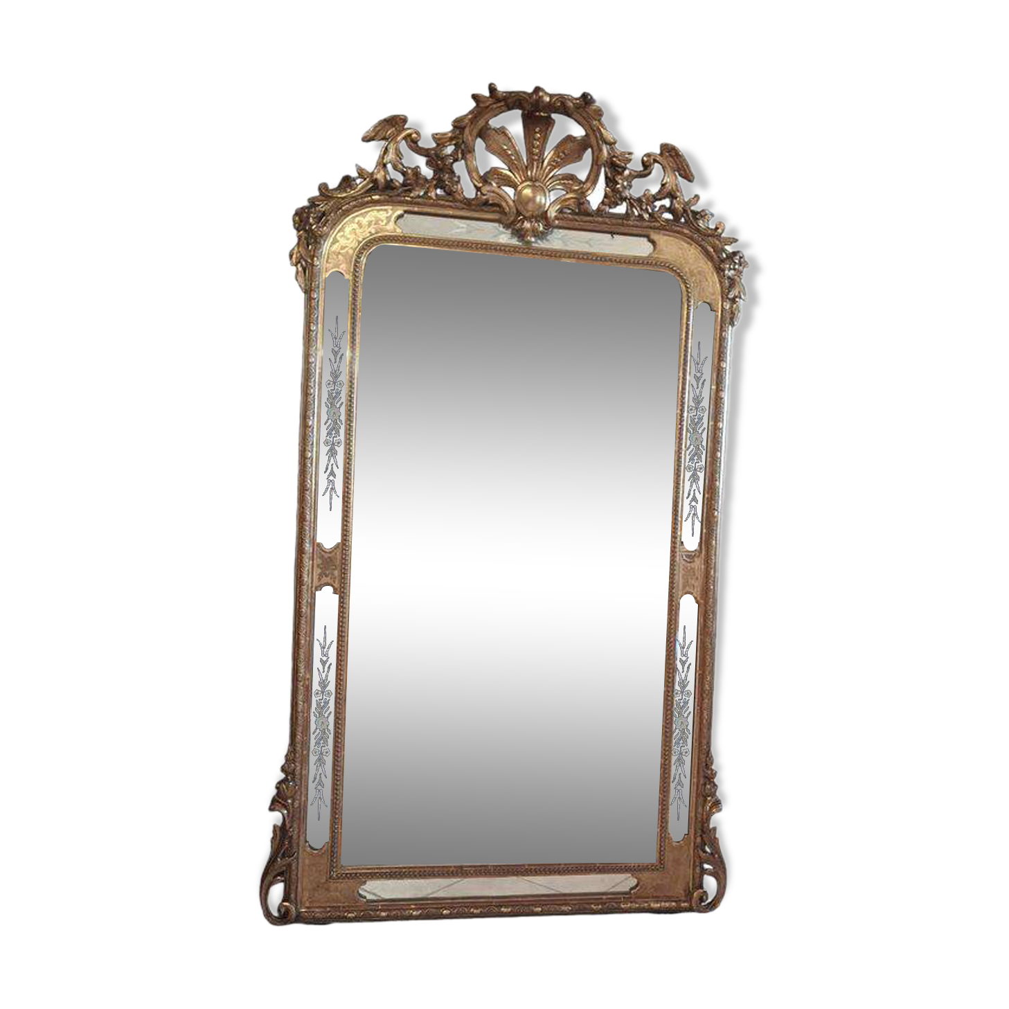 19th century Parecloses mirror 167 x 99
