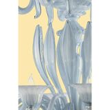 Contemporary Mid-Century Modern Venetian Style Murano Glass Chandelier