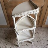 Rattan shelf