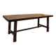 Solid elm farmhouse table