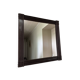 Mid Century Modern Large Squared Vintage Wicker Mirror