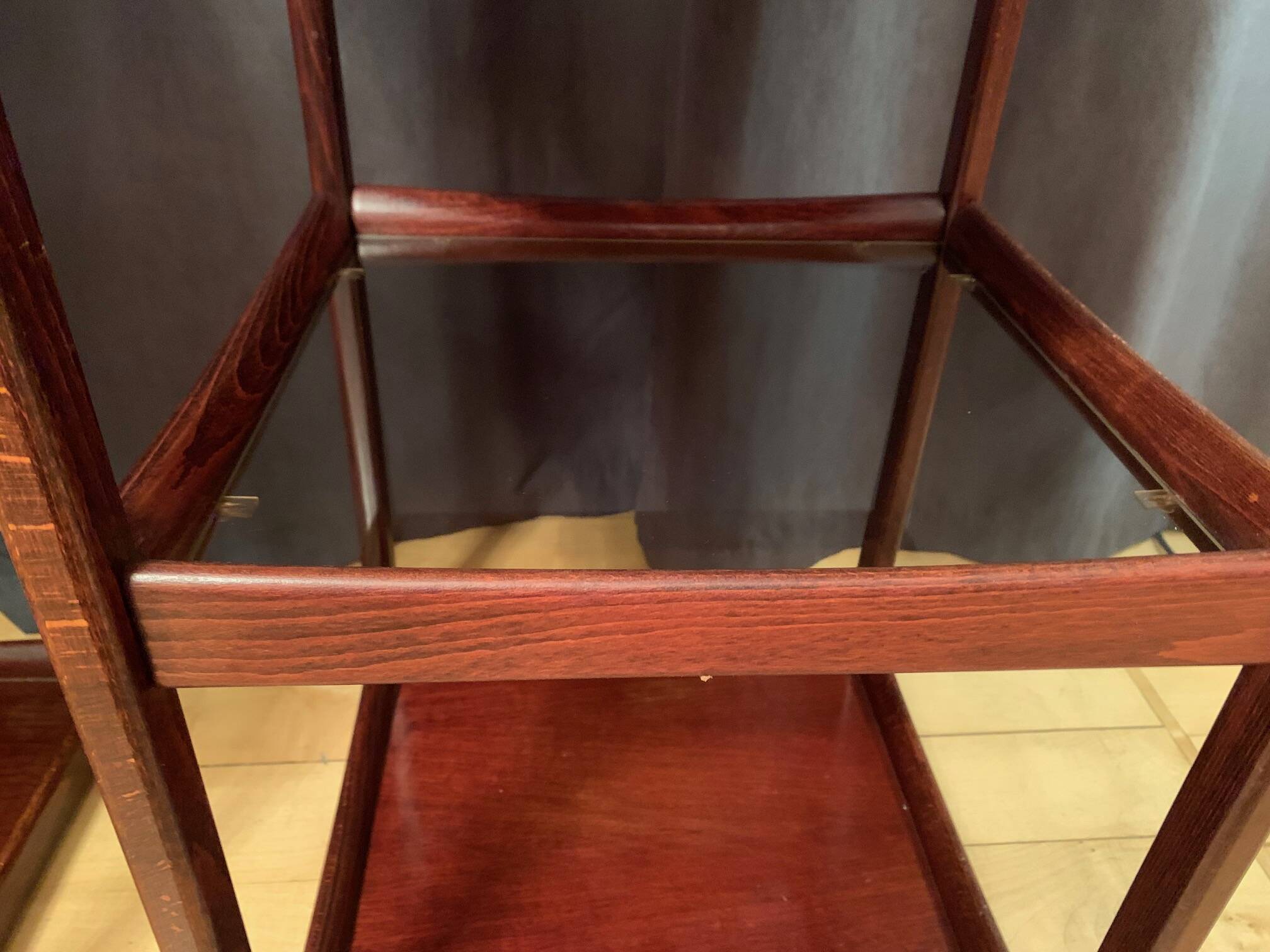 A pair of shelves and cabinets, 1970s