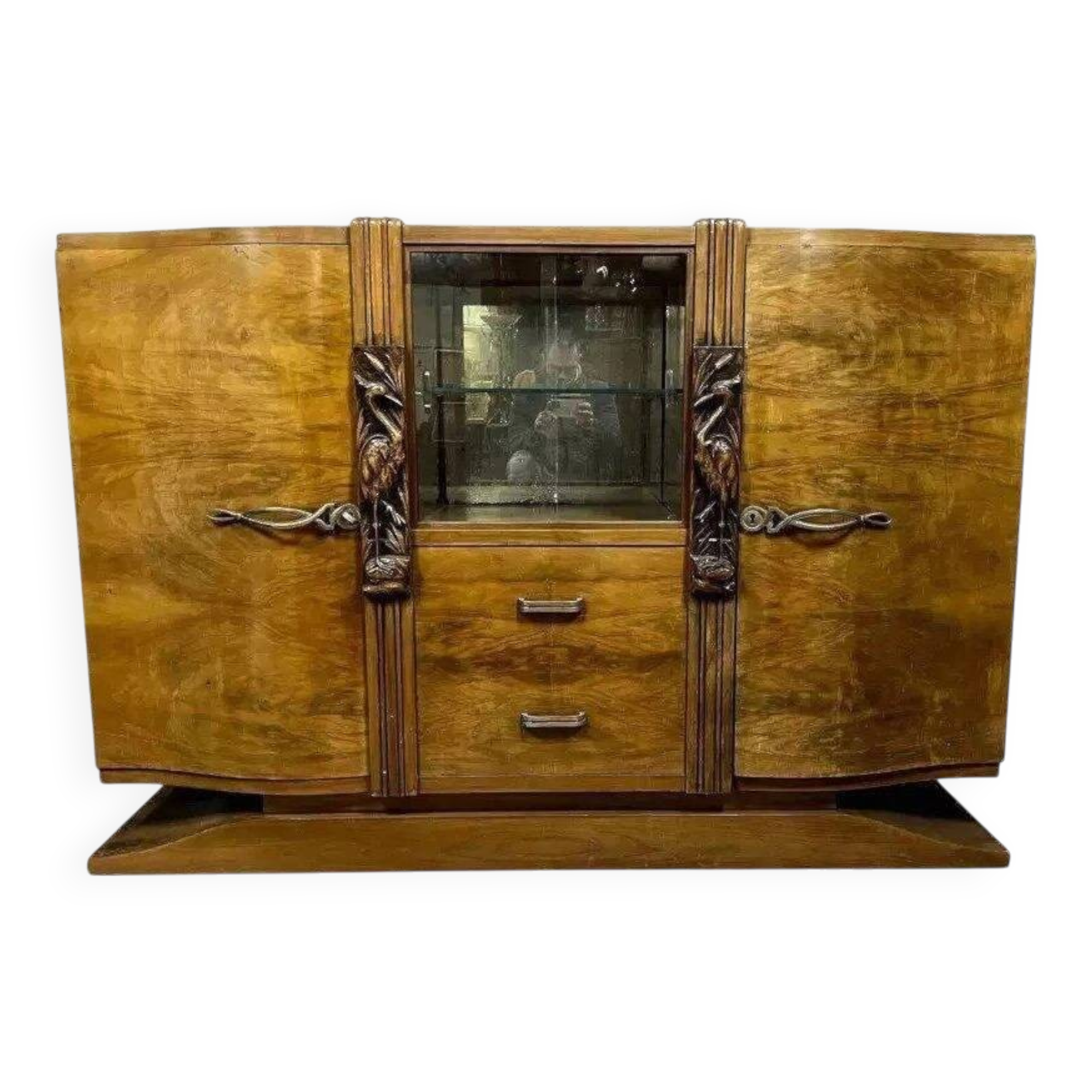Enfilade époque art déco en bois clair vers 1930