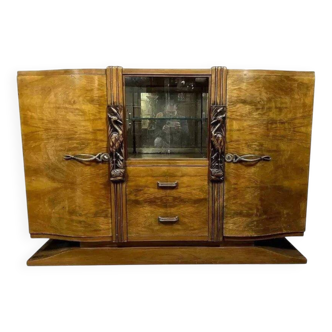 Enfilade époque art déco en bois clair vers 1930
