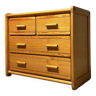 Small chest of drawers in pine 1980