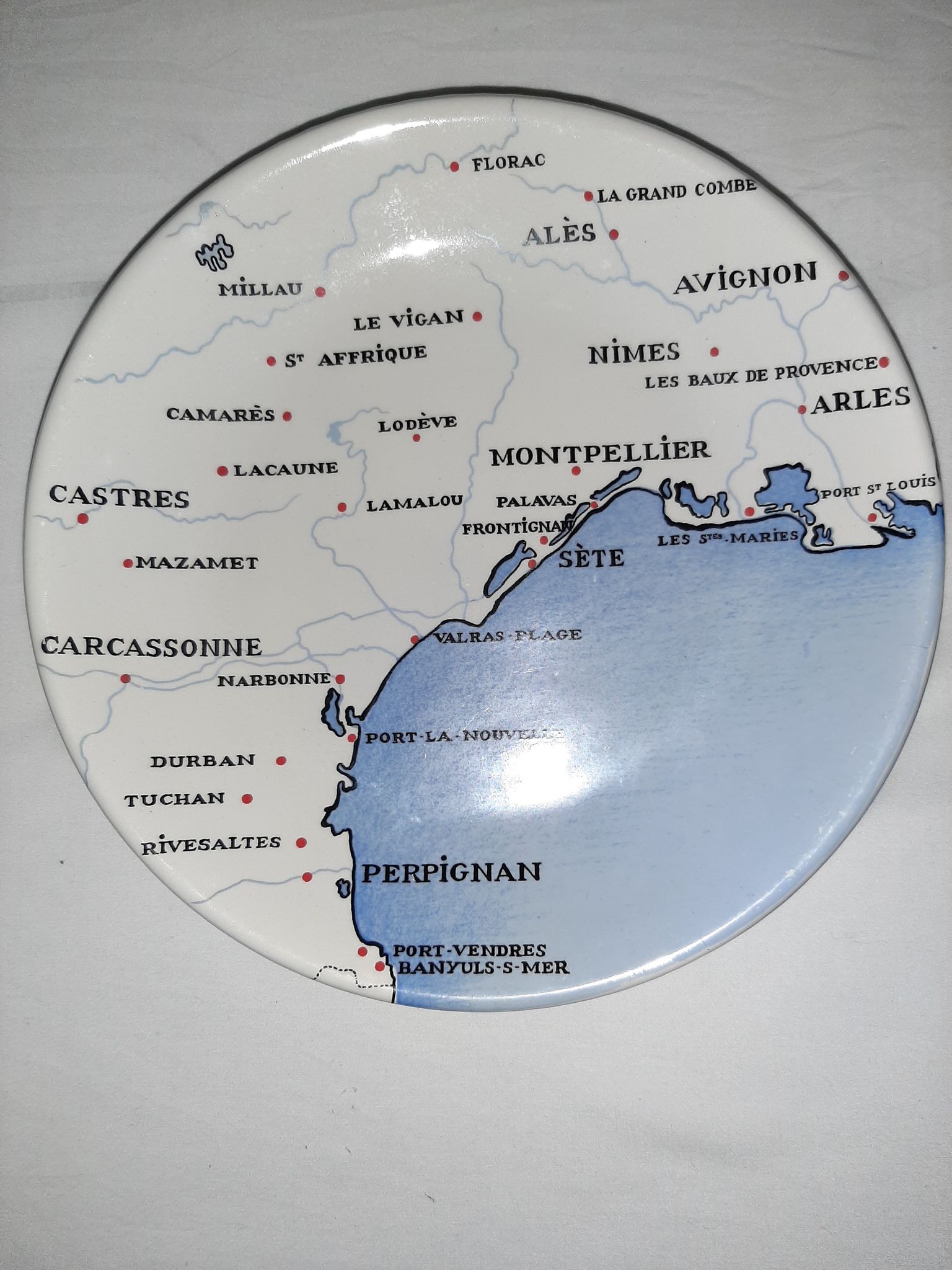 Plates Côtes de France Primavera Colette Gueden KG Lunéville